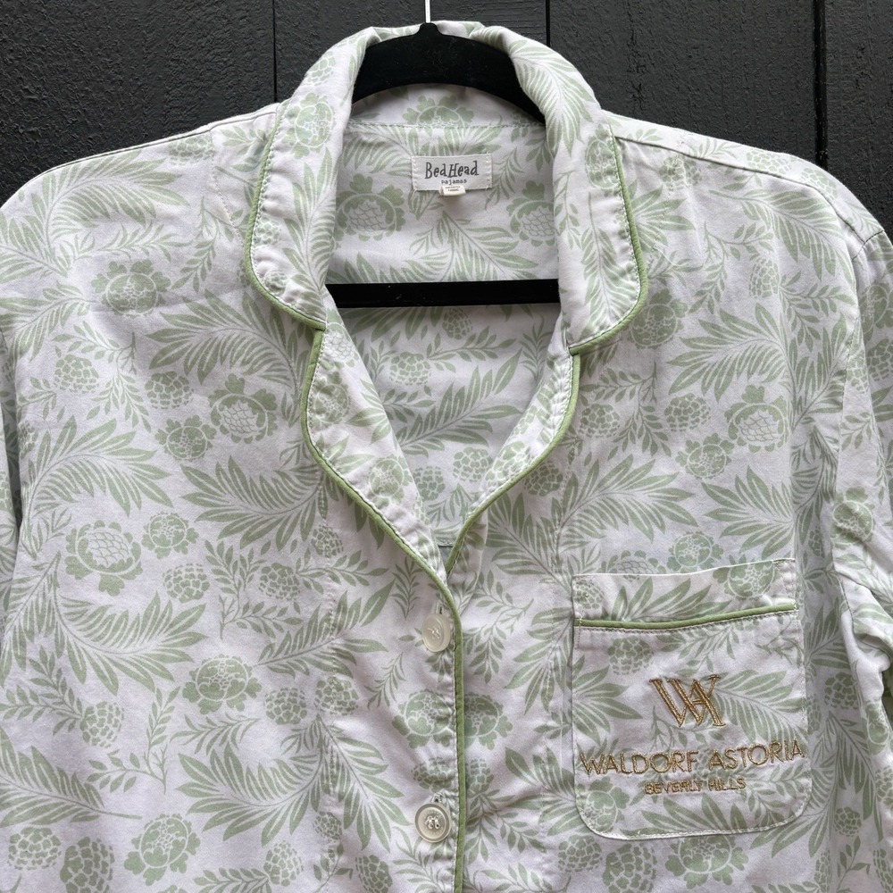 Bed Head Waldorf Astoria BH Tropical Pajama Set S Coastal Resort Summer Preppy